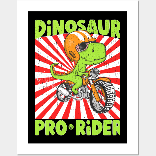 Dinosaur pro rider Wall Art by Printashopus